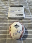 YOSHINOBU YAMAMOTO SIGNED 2025 WORLD SERIES BASEBALL PSA COA DODGERS WS AUTO MLB