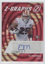 2022 Panini Zenith Z-Graphs /99 Elijah Mitchell Eli Mitchell #ZG-EM Auto 7m3