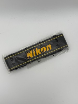 Nikon Generic Black and Yellow Neck Strap