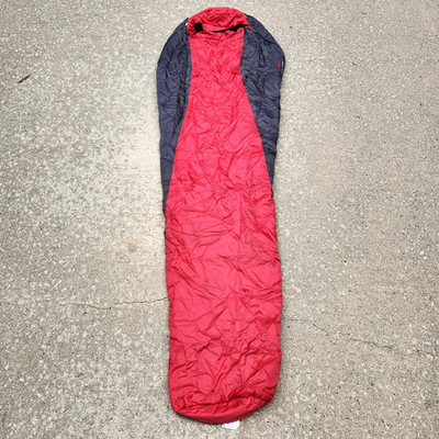 MARMOT Aspen 40°F Minimalist LONG Sleeping Bag Left Zip Red/Gray LNG LZ #93000