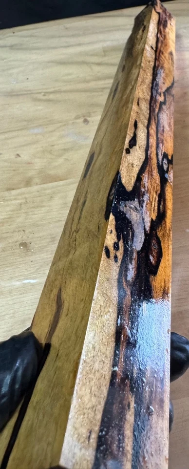 Black and white Ebony  Wood turning  blank  ( 18”x 1-1/2”x 1-1/2”),#BWE079106 - Image 3 of 4