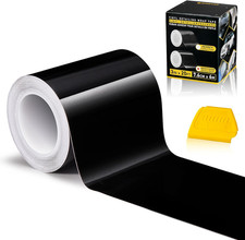 Gloss Black Vinyl Wrap 3 Inch X 20ft Air-release Adhesive Car Vinyl Tape Chrome
