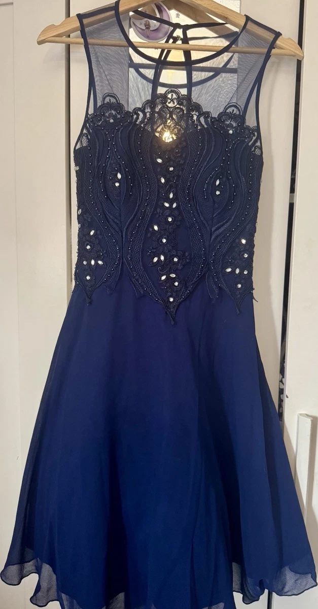 gold rose dress prom Long Sequin Prom Dress with Strappy Back main image 1