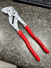 Used KNIPEX 86 03 250 10" Adjustable Smooth Jaw 52MM PLIERS (QUI005276)