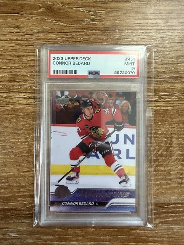 2023-24 Upper Deck Series 2 Young Guns Connor Bedard #451 PSA 9 MINT Rookie RC