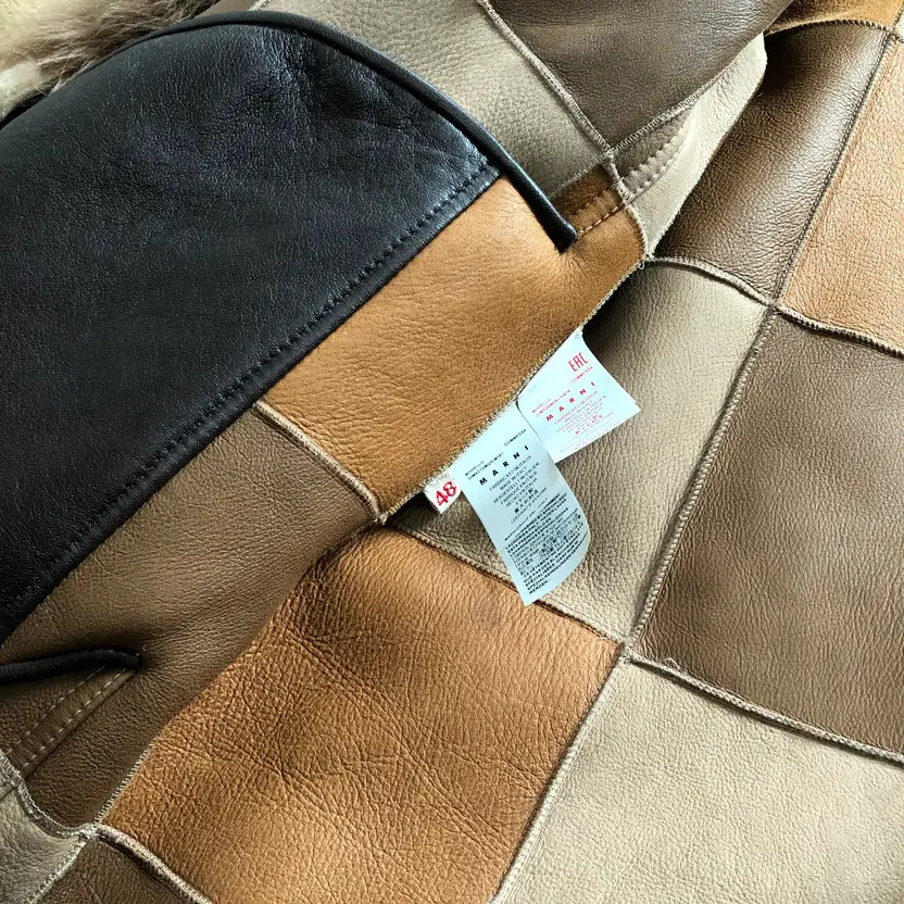 Marni Patchwork Fur & Shearling Jacket - Size 48 - image 7