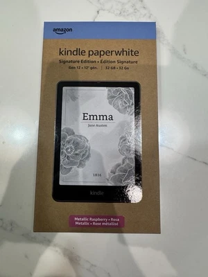 Amazon Kindle Paperwhite Signature Edition 12th Gen 32GB Metallic Raspberry New