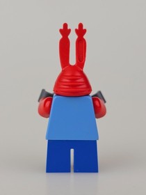 Mr. Krabs from SpongeBob Big Grin Smile Genuine Lego Minifigure From Set 3833