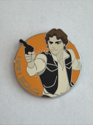 Han Solo - Holding Blaster - Star Wars - Anime Mystery 2024 Disney Pin D6