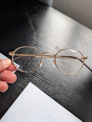 Authentic Moscot Originals DOV Color GOLD 45 x 21 x 145mm Frames Glasses