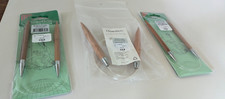 Set of ChiaoGoo Premium Bamboo Circular Needle Patina 24" long/Size US 15 DS