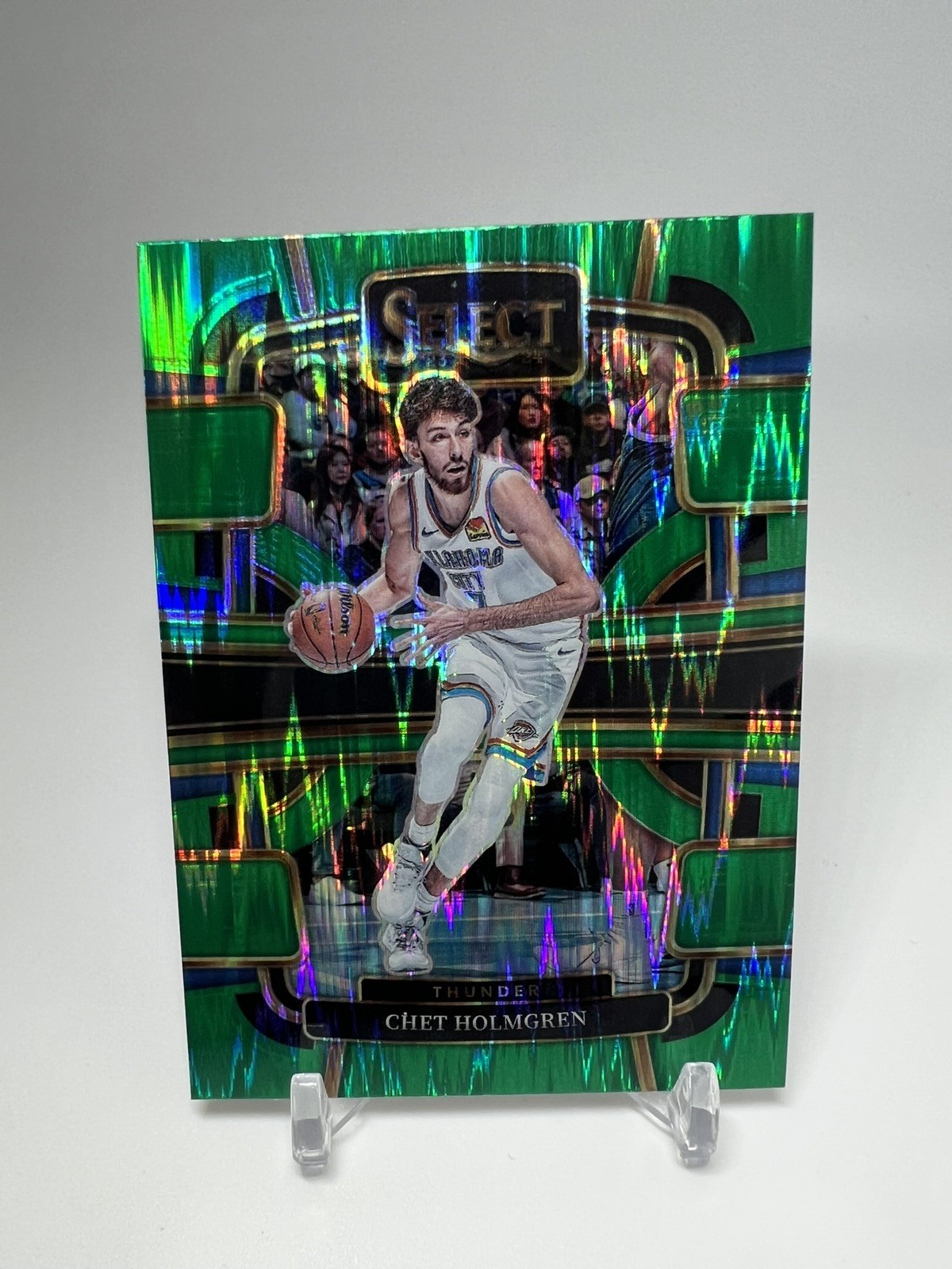 Chet Holmgren Concourse Green Shock Prizm Panini Select Basketball 2023-24 #41