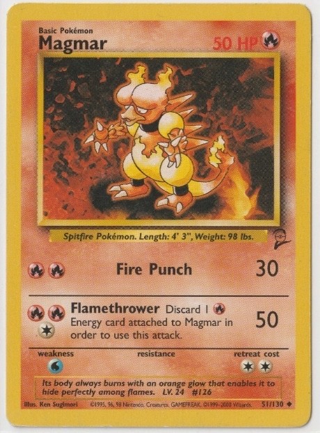 Base Set 2 #051/130 Magmar