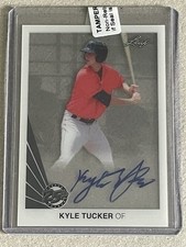 2015 LEAF 25TH BASEBALL CLEAR AUTOGRAPH #KT1 KYLE TUCKER AUTO