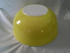 Vtg PYREX Primary Color YELLOW Mixing Nesting Bowl 4 qt #404 EXCELLENT CONDITION