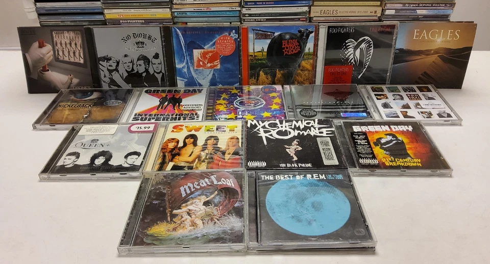 169 x Rock CD JobLot- Sweet Green Day Jovi Blink-182 Eagles Queen Nickelback 9 - Image 2 of 4