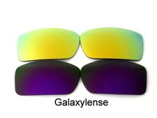 Galaxy Replacement Lenses For Oakley Gascan Purple Gold Polarized 2 Pairs