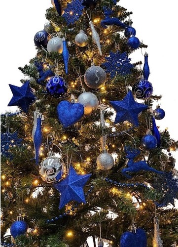 Luxury Christmas Garland Beads Tree Decoration 3m / 9.84ft XMAS All Colours - Picture 42 of 66