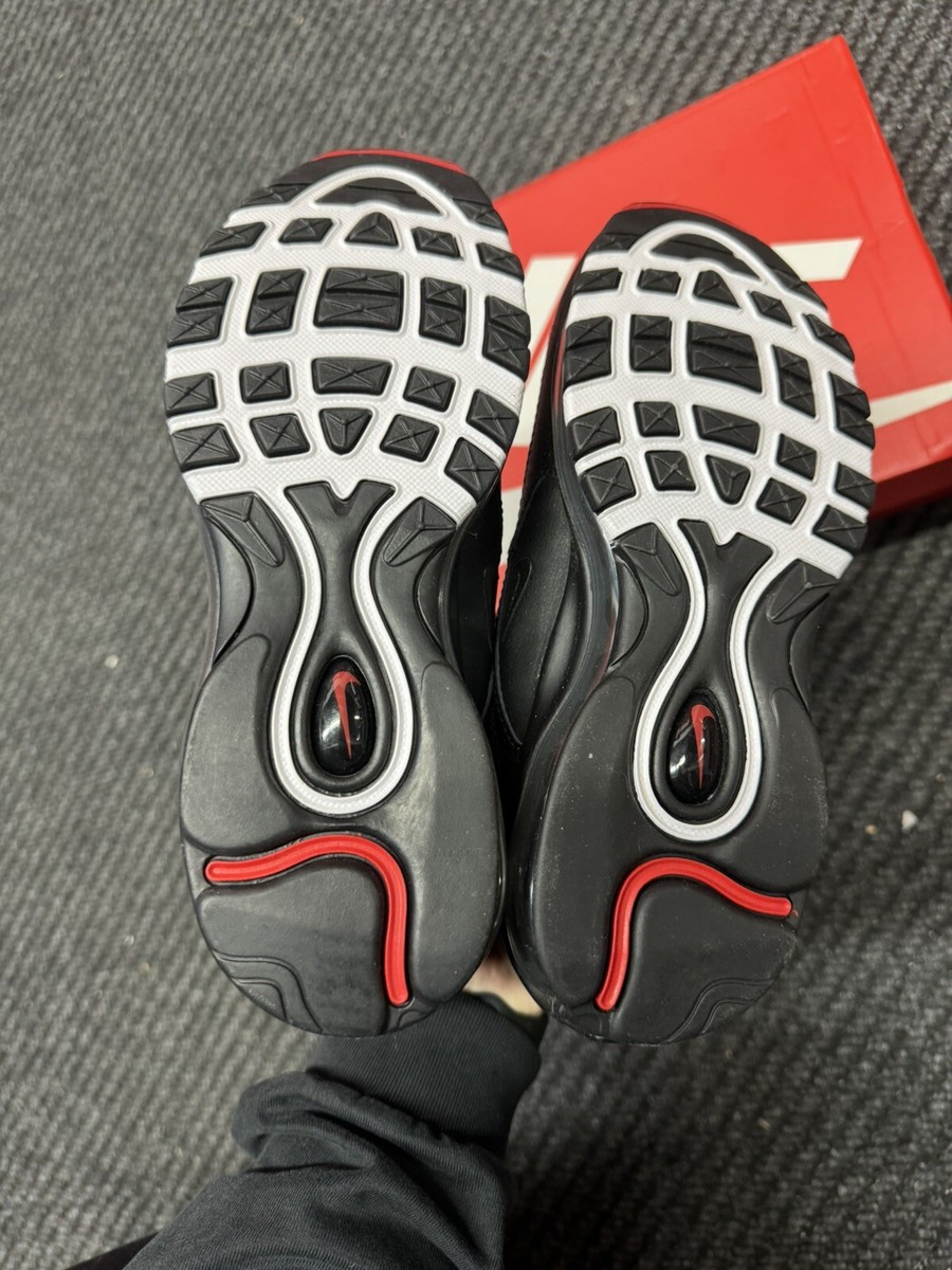 NIKE AIR MAX 97 BLCK/SPORT-RED-WHITE [DH1083 001] US MEN SZ