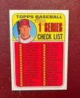 Mike Trout 2018 Topps Heritage 1st Series Checklist Card #57