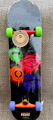 South Park Skateboard Kryptonics Popsicle 31'' X 7.75  7ply Wheel 54mm X 34mm NEW