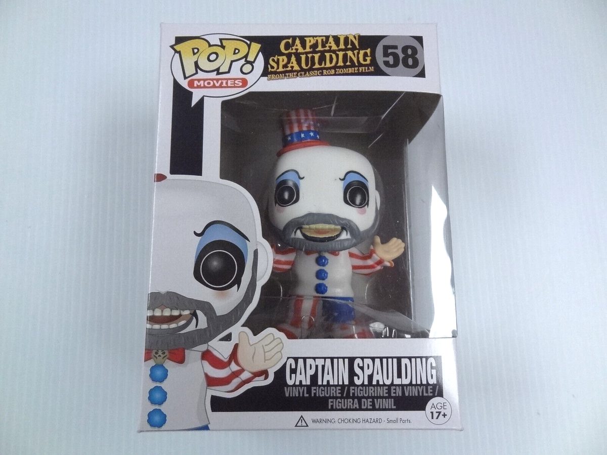 Funko POP Captain Spaulding Figure #58 NEW DAMAGED BOX Rob Zombie