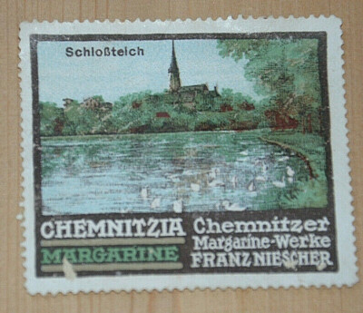 37916 Vignette Werbemarke  Chemnitzia Chemnitzer Margarine Werke Franz Niescher