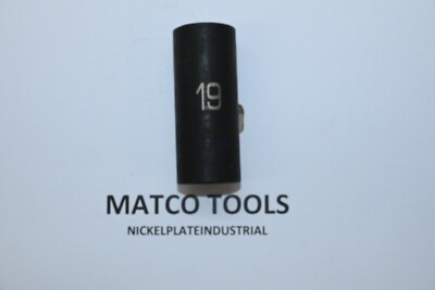 MATCO BDP19M6V 3/8 Drive 19MM Deep Impact Socket 6Pt NEW