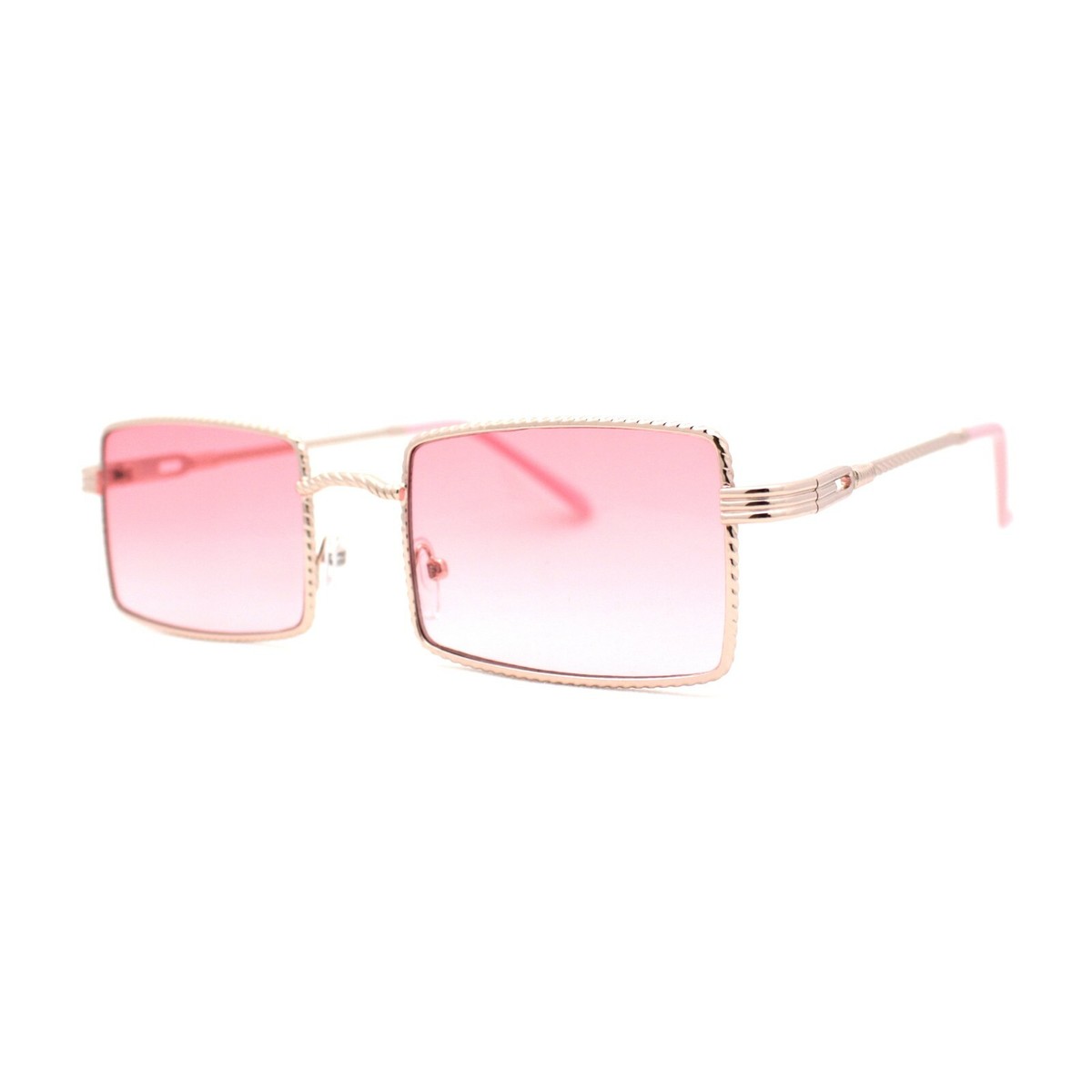 【送料&関税込】ChloAC Rectangle Frame Sunglasses Jewel Metal Chain Engrave Frame Rectangle Sunglasses | eBay