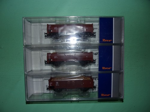 ROCO coffrets 3 wagons tombereau courts + betteraves DB 67175 NEUF | Zustand: Neuf