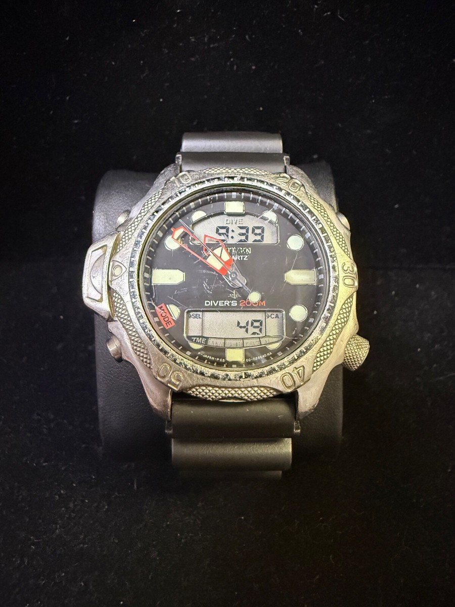 シチズンC500-Q00125 DEPTH METER AIR DIVER’S シチズンC500-Q00125 DEPTH METER AIR DIVER'S 🌊 CITIZEN Promaster