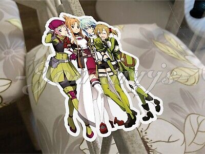 Wall Vinyl Sticker Decal Anime Manga SAO Silica Girl Sword Art Online V107