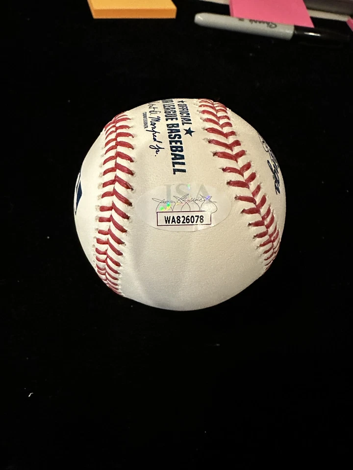 Steven Kwan Signed Baseball Inscription Cleveland Guardians JSA COA AUTOGRAPH - Image 4 of 4