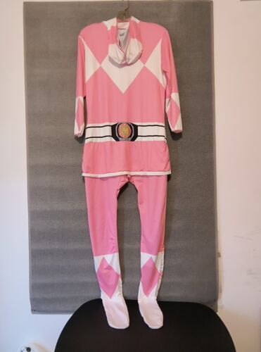 Costume Halloween Morphsuits Mighty Morphin Power Rangers rose 2319 - Photo 1/13