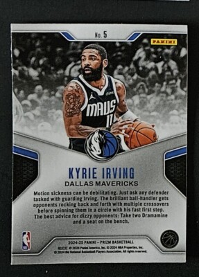 2024-25 Panini Prizm Basketball Dominance #5 Kyrie Irving | eBay