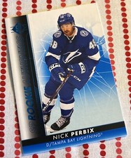 2022-23 SP - Rookie Authentics Blue #129 Nick Perbix (RC)