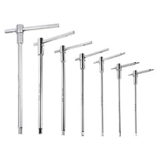 7pcs Sliding T-Handle Hex Key Wrench Set 2.5mm-10mm 3-Way Free Sliding Sleeves