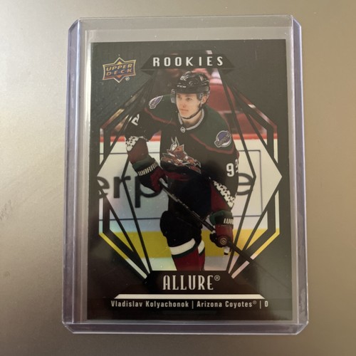 2022-23 Upper Deck Allure Hockey Vladislav Kolyachonok #136 Black Rainbow RC SP - Picture 2 of 3