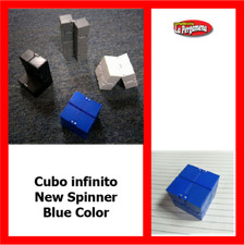 NUOVO SPINNER Infinity Cube Cubo Infinito Magic COLOR BLU