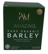 I Am Worldwide Amazing Pure Organic  Barley For 1 Box  Free Shippingg
