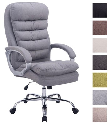 XXL Bürostuhl Vancouver Stoff 235 kg Belastbar Ergonomisch Höhenverstellbar