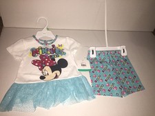 Brand New- Disney Baby Minnie Mouse 2PC Set Size 12 Months