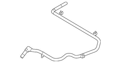 Manguera de vapor de combustible para Ford E-350 Super Duty 2009-2019 (N/P 9C2Z-9G297-J)