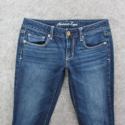 American Eagle Jeans Women's 2 Blue Dark Wash Skinny Jeans