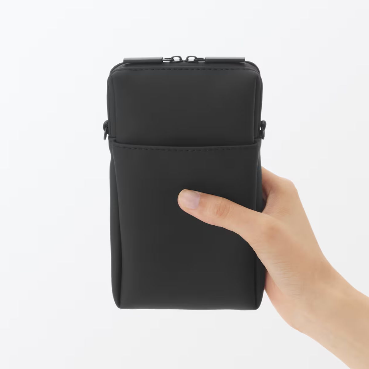 MUJI storage cases combined freely 9.5×2.7×17cm rectangular black