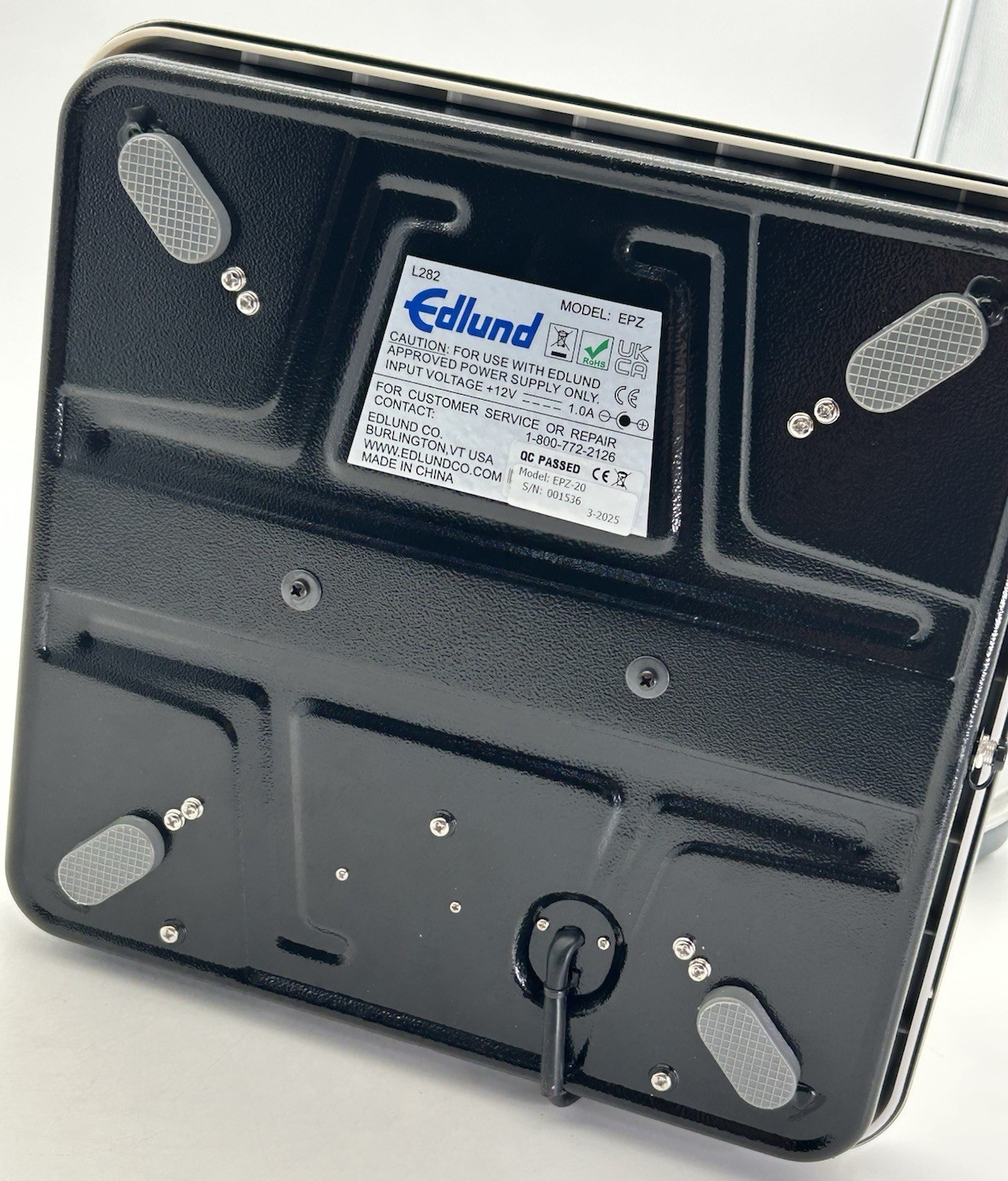 NEW Edlund EPZ-20 20 lb Digital Pizza Scale 12-1/4" x 12-1/2" Stainless Steel