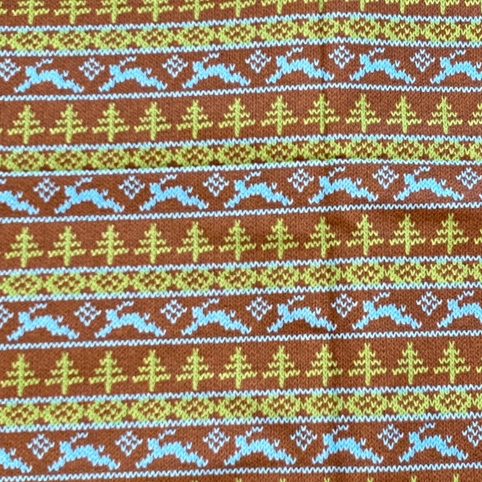 1.8 YD Novelty Sweater Print Fabric Quilting Cotton - Image 2 of 4