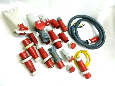 CEE High Current Plug Coupling Wall Socket Mennekes ** Lot Of 18 Pieces **