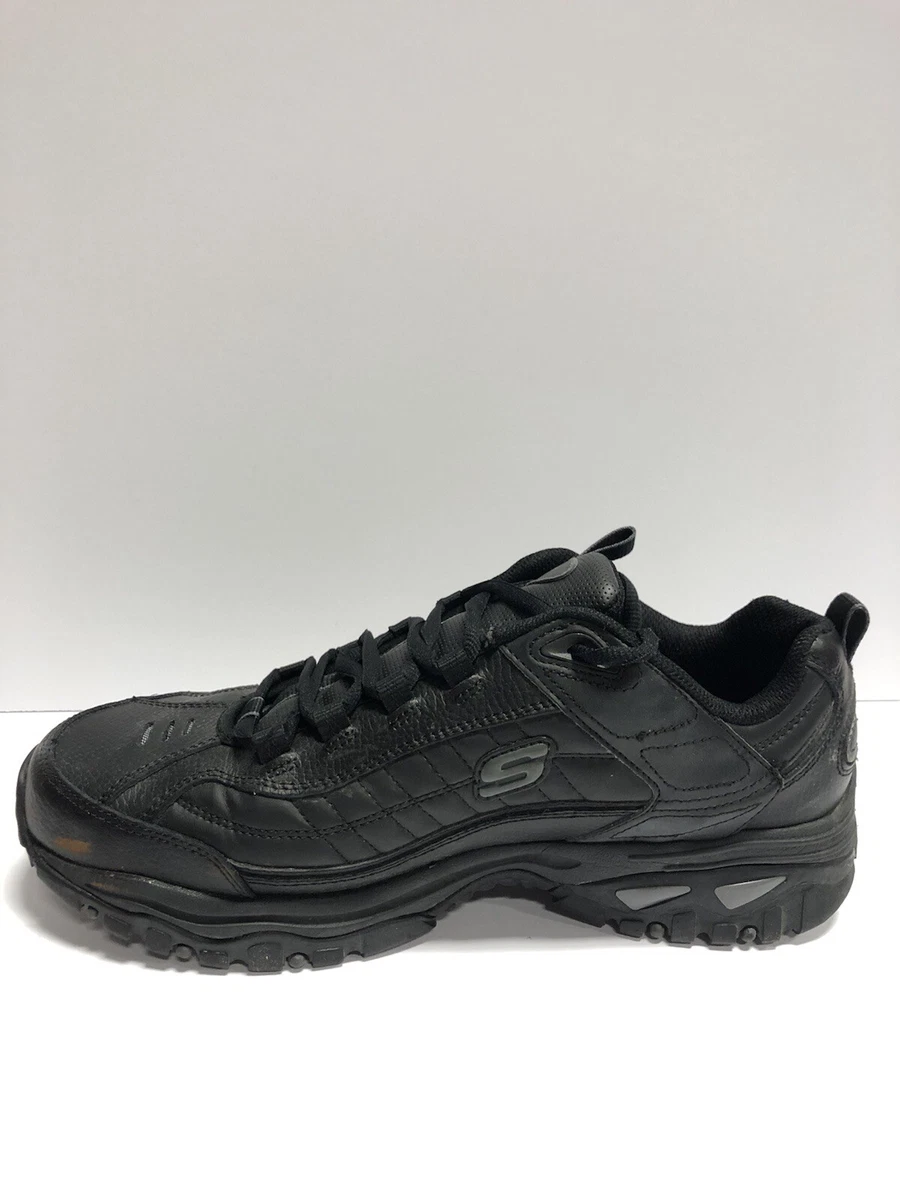 Skechers Men s Energy Afterburn Black Lace Up Sneakers Size 12M