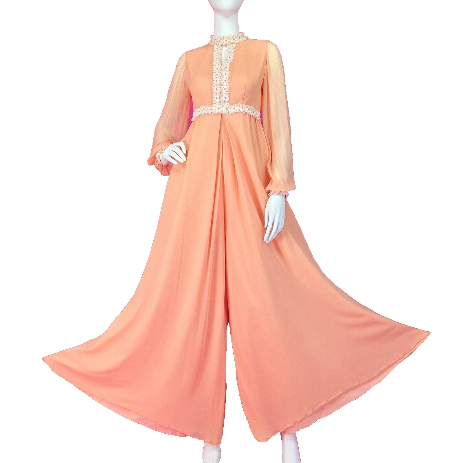 Mod/Gogo Chifón ropa vintage 1960s para Mujer